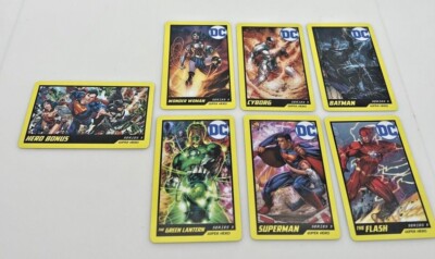 DC Comics Arcade Coin Pusher Super Hero Series 3 Trading Cards No Barcode READ!!
