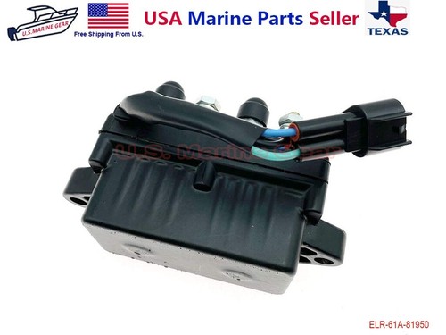 Tilt Trim Relay Solenoid Yamaha Outboard 25 40 50 60 75 80 90 150 225 250 HP - Foto 5 di 6