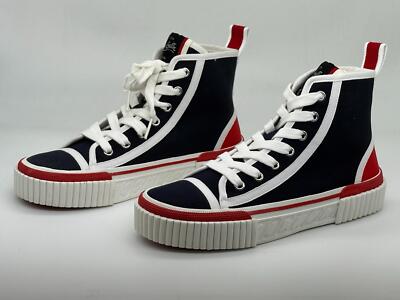 Christian Louboutin PEDRO DONNA FLAT High Hi Top Canvas  display picture 2