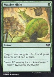 Massive Might #208 Foil Innistrad: Crimson Vow MTG