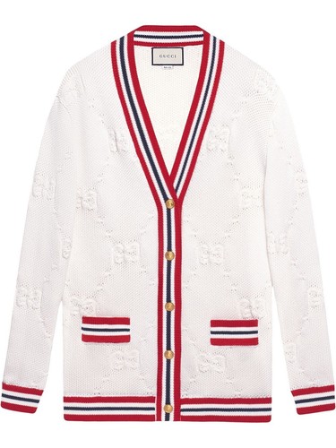 Sylvie Web G Logo Knitted Cardigan 
