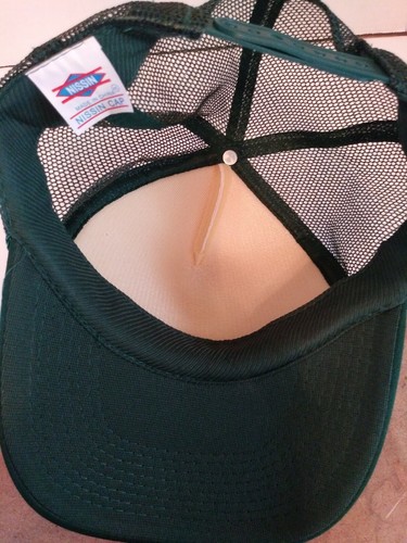 Quala Snap Back Hat Green And White Adult Size Pre Owned - Picture 5 of 5
