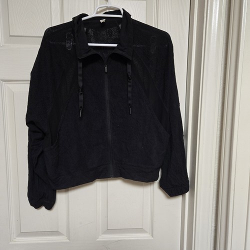 Lululemon giacca donna taglia 4 nera profonda pizzo mesh jacket activewear palestra... - Foto 15 di 17