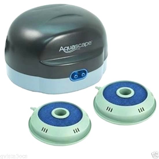 Aquascape 75000 Pond Aerator 2 Outlet for Aeration & Deicing Bubbler Winter Care eBay