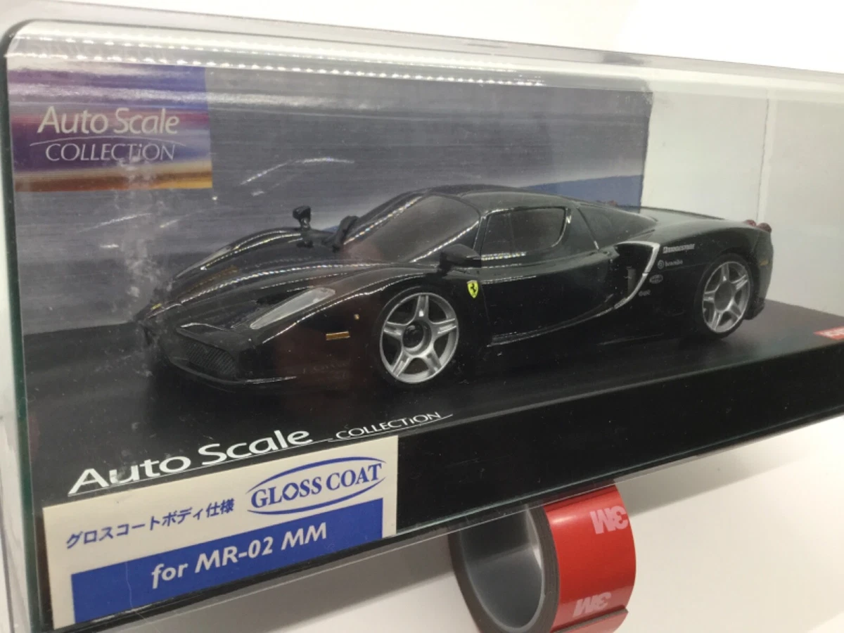 kyosho mini z auto scale ENZO Ferrari TEST CAR Black - body only.