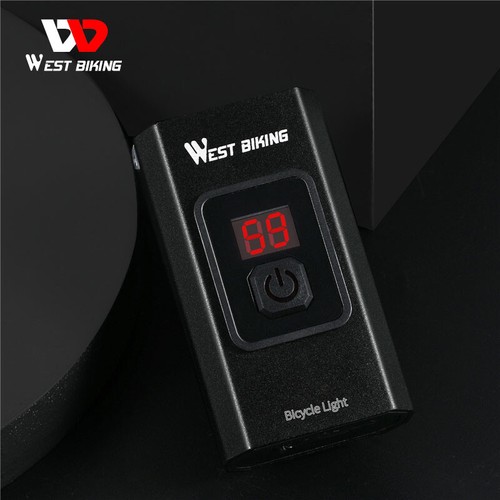 WEST BIKING 350 Lumens Bike Light Battery Display USB Rechargeable Waterproof - Picture 3 of 10
