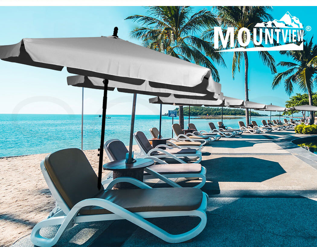 Mountview 3M Outdoor Umbrella Cantilever Base Stand Garden Patio Beach