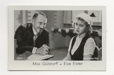 39/872 SAMMELBILD MAX GÜLSTORFF - ELSE ELSTER