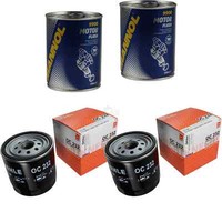 2X Original Mahle / Knecht ÖLfilter OC 232 + 2X SCT Motor Flush MotorspüLung