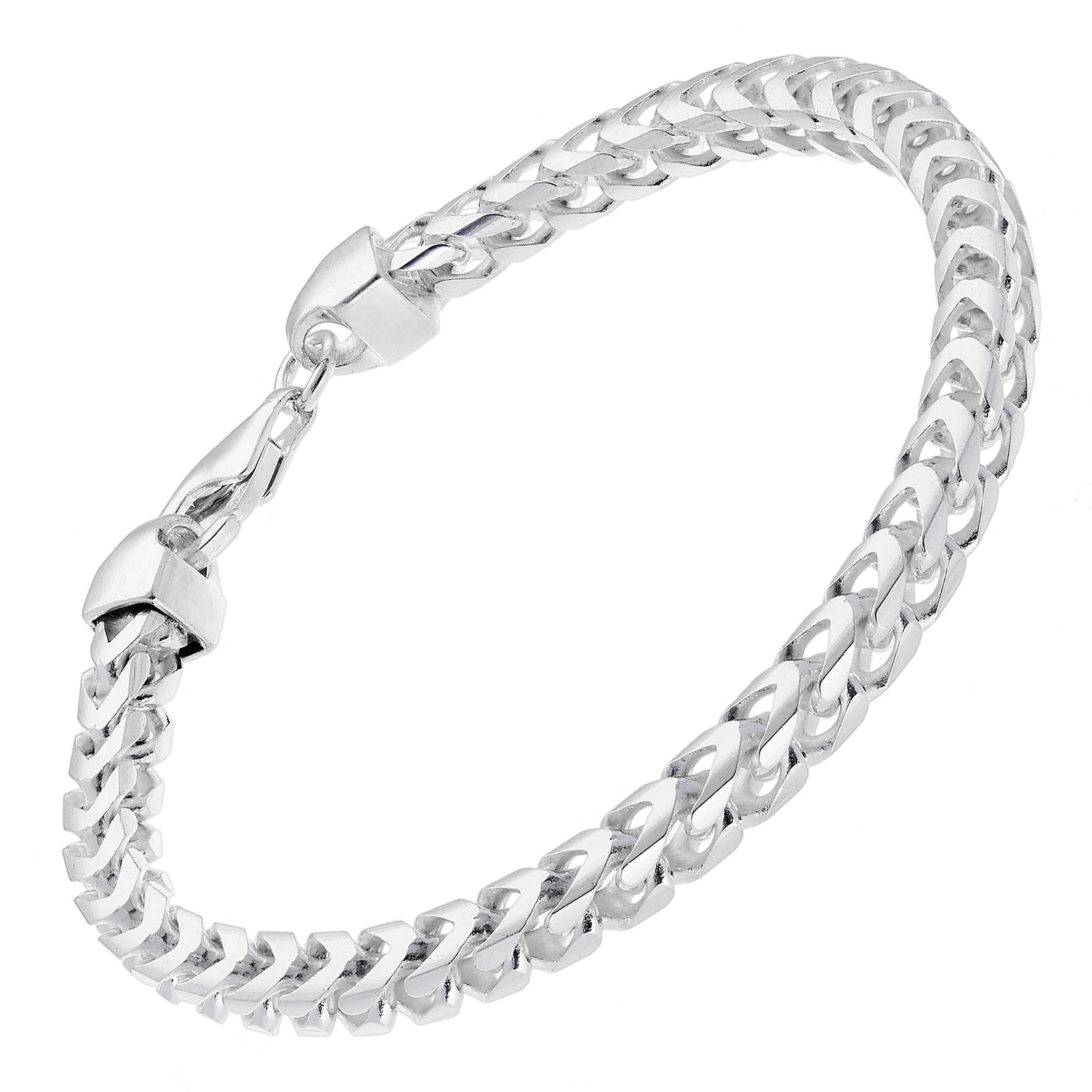 Модная повязка для волос Schmuck Herren-Нарукавная повязка 925 Silber Fuchsschwanzkette Breite 51 мм 15798 18990₽