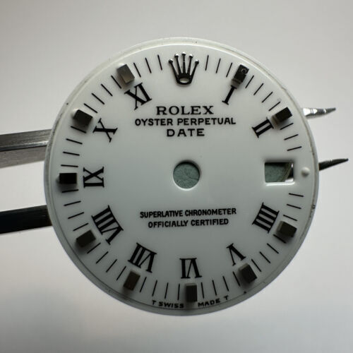 Rolex Date Lady White Roman Cadran 6916 69160 69174 6917 Cadran - Photo 1 sur 3