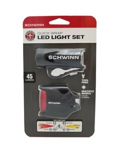 schwinn quick wrap led light set 26 lumens