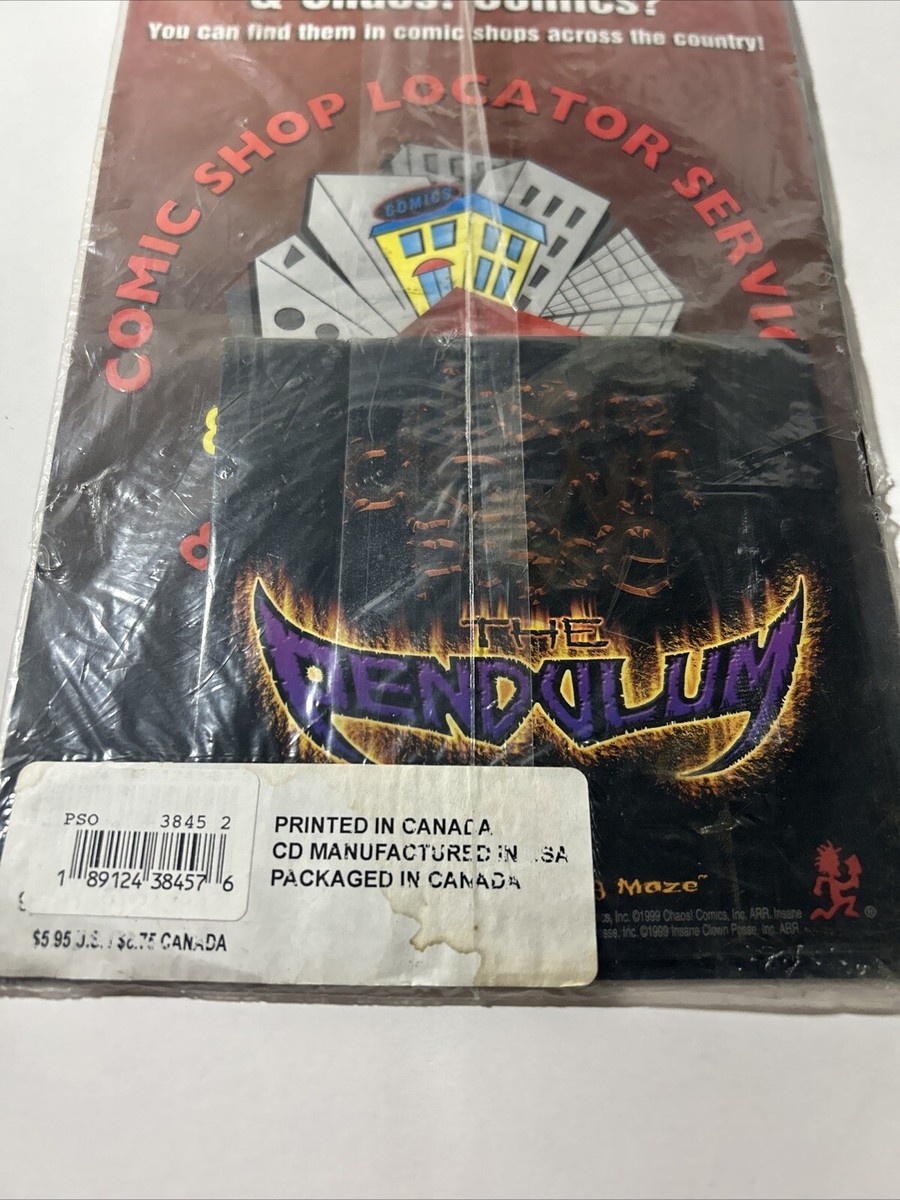 Insane Clown Posse - The Pendulum 1 Comic Book SEALED CD ICP
