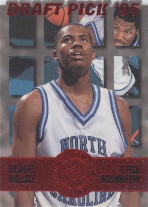 1995 Press Pass - Rasheed Wallace #4 Red (RC) for sale online | eBay UK