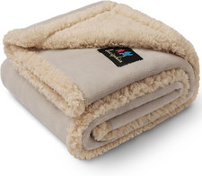 Waterproof Pet Blanket, Liquid Pee Proof Dog Blanket for Sofa Bed Couch, Reversi