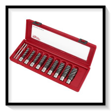 49-22-8410 Milwaukee Annular Cutter Kit Set of 9 Cutters 1/2" to 1-1/16"