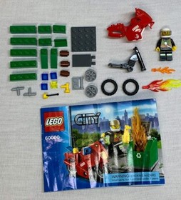 LEGO CITY: Fire Motorcycle (60000) Complete set preowned no box