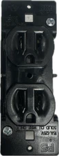 Pass & Seymour Black Self Contained Wall Receptacle Outlet SC080-S6