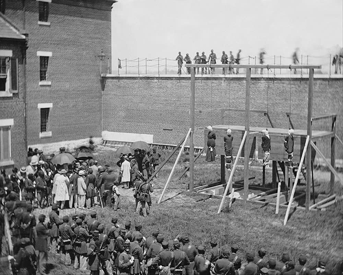 LINCOLN CONSPIRATORS HANGED ALEXANDER GARDNER 11x14 GLOSSY PHOTO PRINT