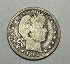 1895 Silver Barber Quarter Good