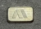 1 oz USVI Vintage 1981  A-Mark Amark Chunky Style Bar A/160/S .999 Silver