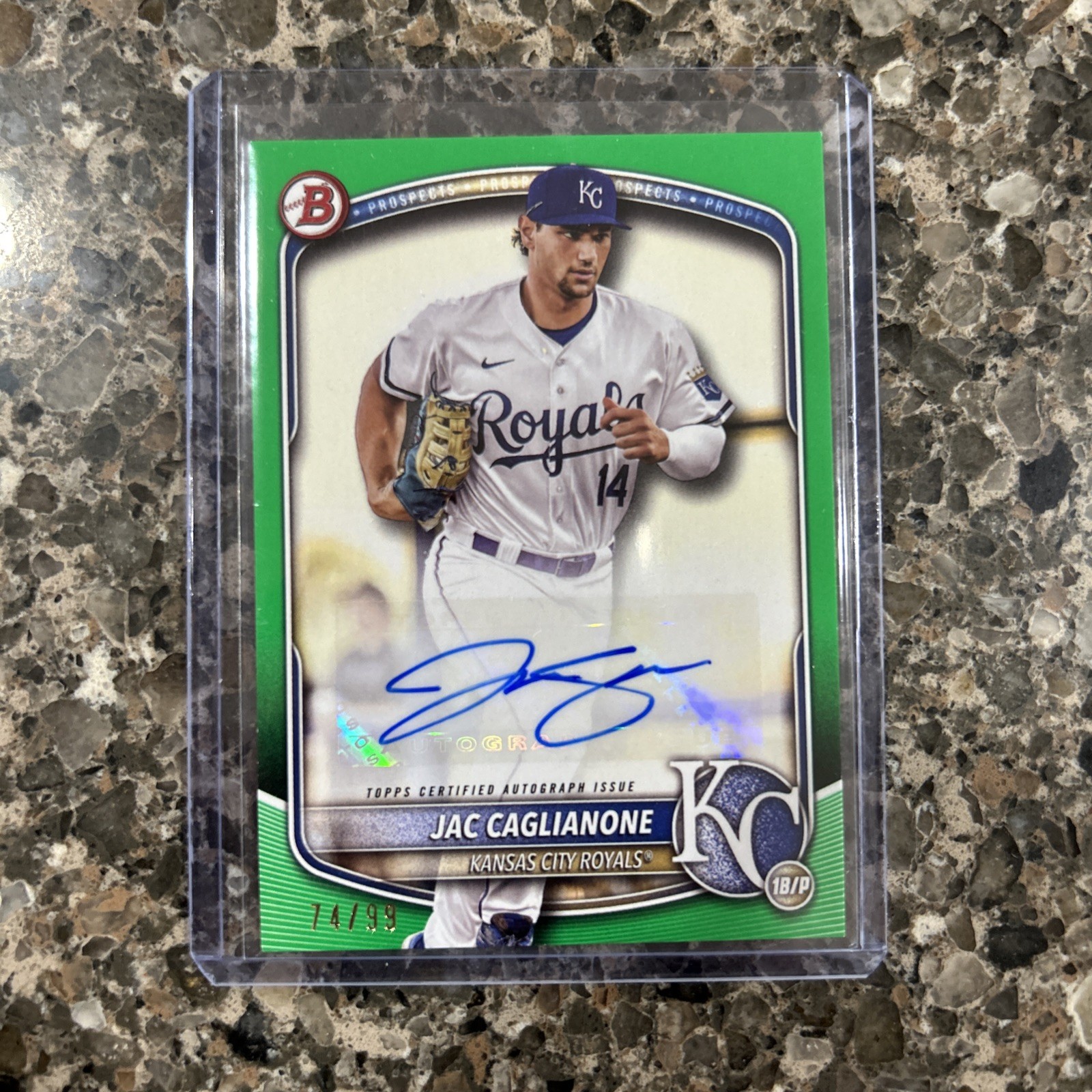 2025 Bowman - Autographs Jac Caglianone #BPA-JC Green /99