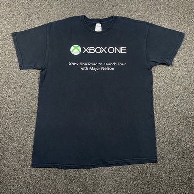 Xbox One Promo T Shirt Size Large Black Road To Launch Tour Major Nelson Y2K