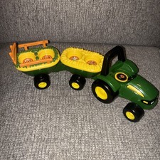 John Deere Farm Tractor Hay Ride With Animal Sounds Tomy 34908V