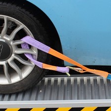 4x Auto Spanngurt Zurrgurt Radsicherung PKW Verzurrsystem 2t 2to 2000 kg