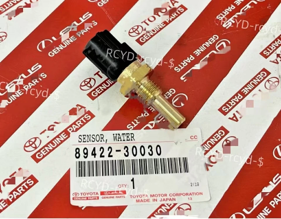NEW GENUINE OEM TOYOTA LEXUS ENGINE COOLANT WATER TEMPERATURE SENSOR 89422-30030 - Image 2 of 3