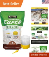 Diatomaceous Earth Food Grade, 4lb with Powder Duster Included in The Bag