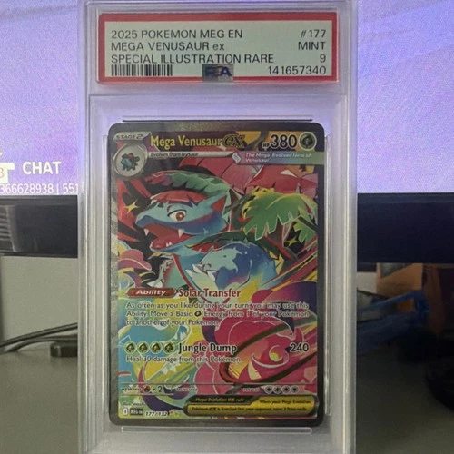 Pokémon Mega Venusaur ex Special Illustration Rare Holo PSA 9 177/132 2025