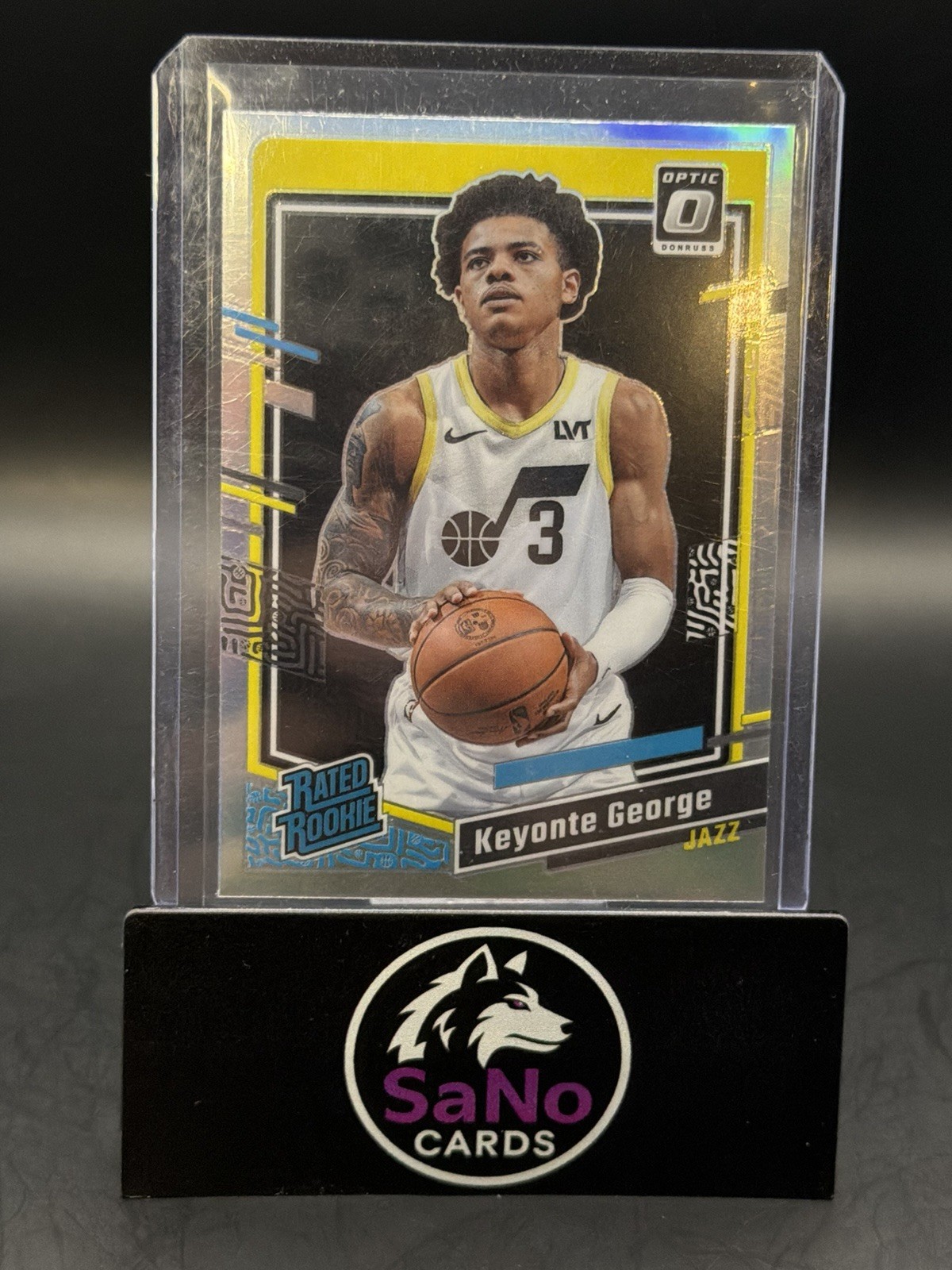 2023-24 Panini Donruss Optic - Rated Rookie Keyonte George #223 Holo Prizm (RC)