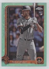 2025 Topps Chrome Logofractor Edition Aqua Refractor /199 Grant McCray #116 13ql