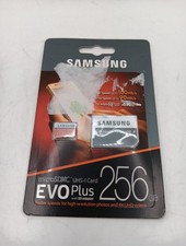 Samsung 256GB EVO Plus Class 10 UHS-I microSDXC U3 with Adapter MB-MC256GA New