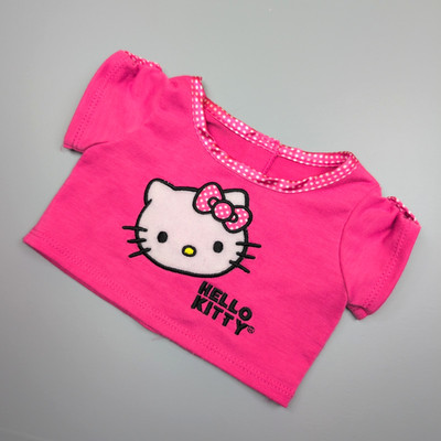 Build A Bear rosa Hello Kitty T-Shirt Oberteil Sanrio
