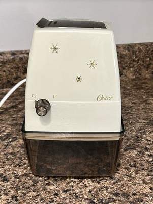 Oster Snowflake Ice Crusher 571-08B White Tested