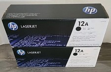HP 12A Black Original LaserJet Toner Cartridge, Q2612A