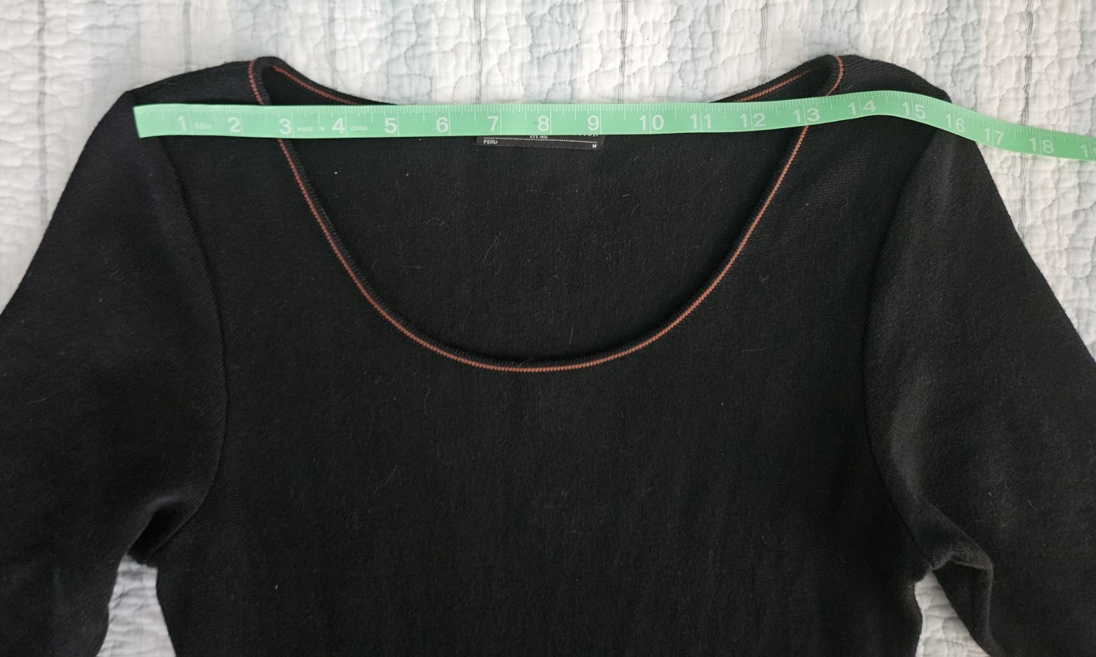 Peruvian Connection Medium Pima Cotton Dress Blac… - image 16