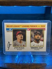 2025 Topps Heritage  Emmanuel Clase, Ryan Helsley /200