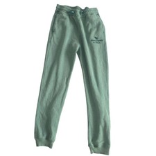 Abercrombie Kids Green Logo Fleece Sweatpants Size 13 14 Joggers Casual Comfort