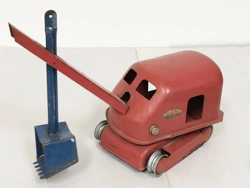 1950s TONKA STEAM SHOVEL PRESSED STEEL CLEAN SHAPE