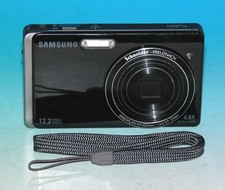 Samsung DualView TL220 12.2MP Digital Camera - Silver #5574 (LCD Pixel Damage)