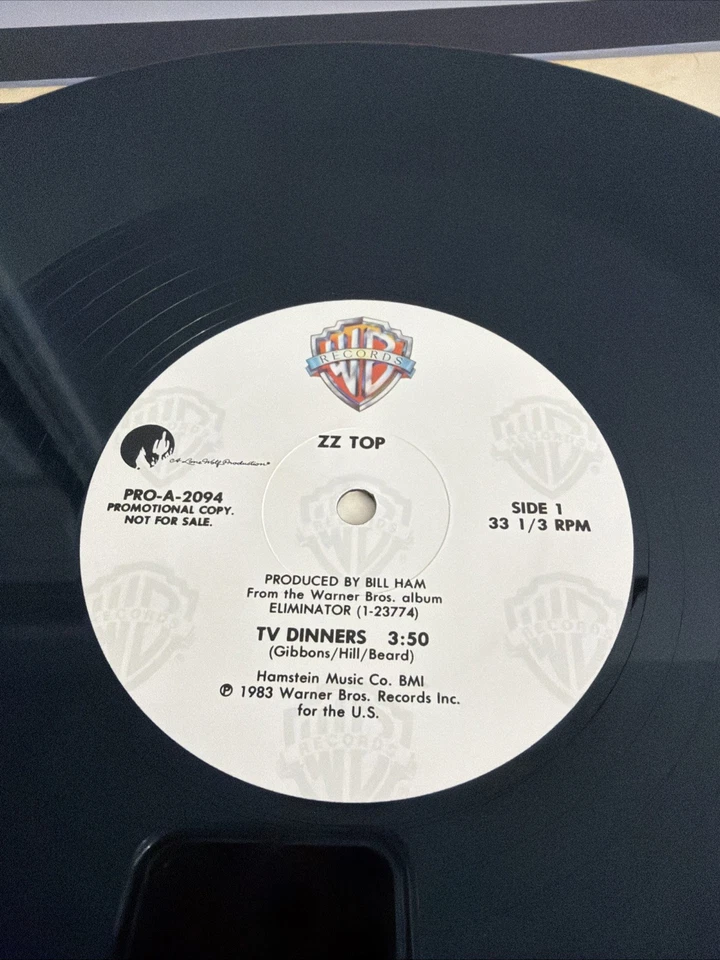 Zz Top, TV Dinners, Vinyl, Disco De Promotion Foto 4 de 4