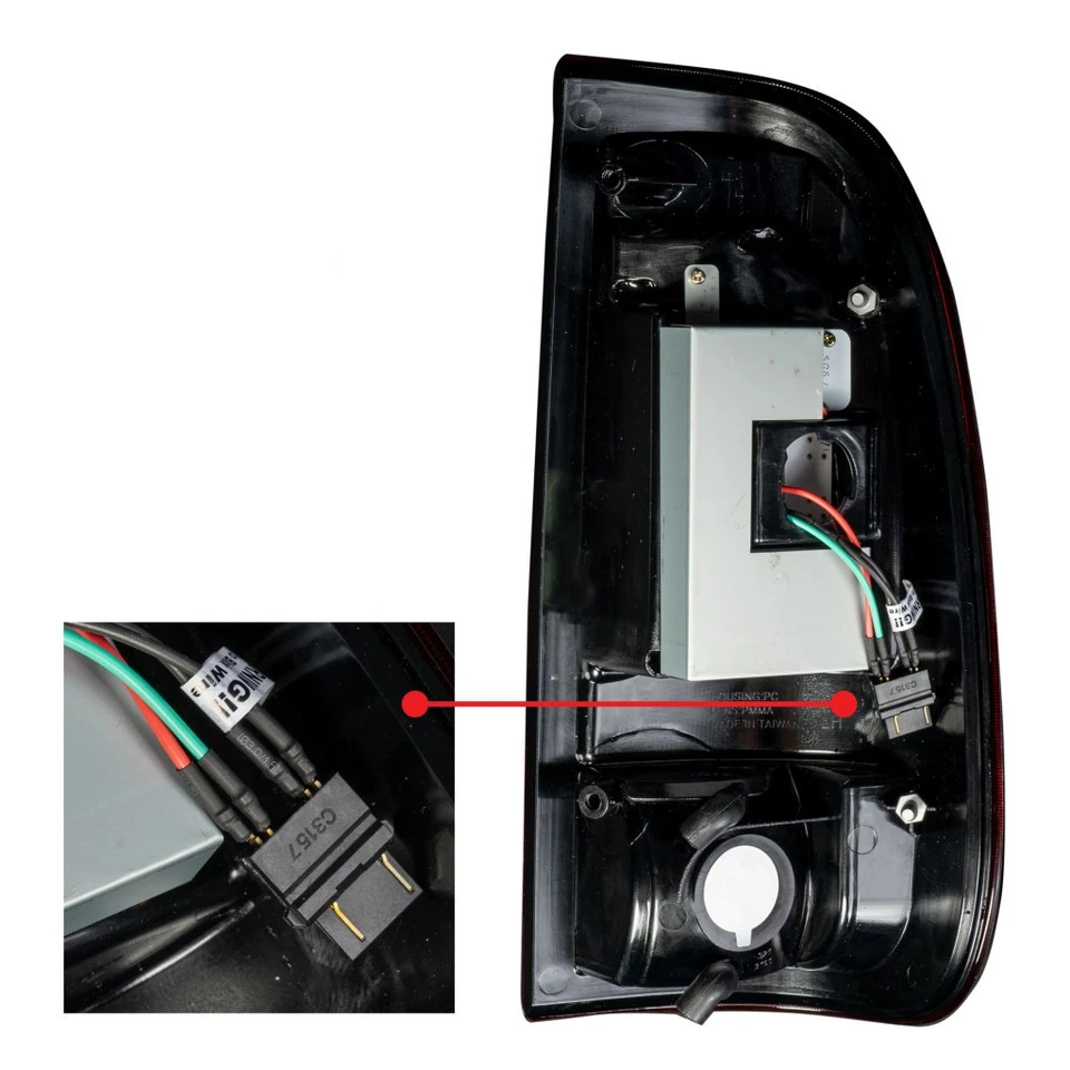 Recon Tail Lights For Ford F-250/F-350 Super Duty 2008-2014 | w/Scanning OLED - Image 2 of 3