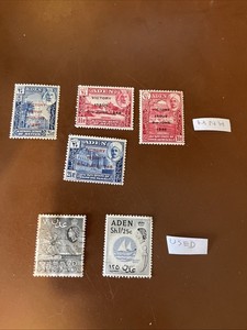 Aden 1946 Victory Issue Overprint MNH And Used Stamps