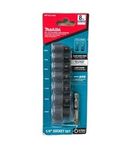 Makita ImpactXPS 1/4" Drive 6-Point Metric Socket Set 8-Piece