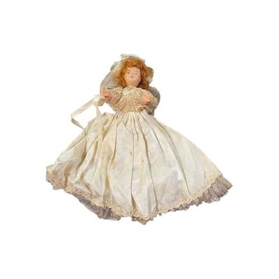 Vintage Marcie Doll Bridal w/Red Hair and Sleepy Eyes 8  Much Wear and Stain