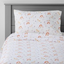 Pillowfort Full Unicorn Kids Sheet Set Cotton OEKO-TEX Bedding