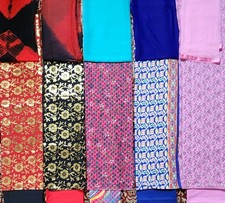 3 Peice Cotton Blend Unstitched open fabric Salwar Kameez dupatta suit Set